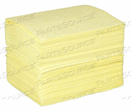 OEM#: 35ZP94ABSORBENT PAD CHEM/HAZMAT YELLOW PK100 от Condor