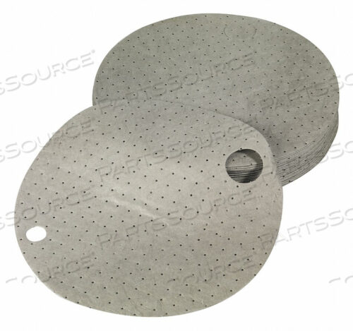 OEM#: 35ZR02DRUM TOP PAD CHEM/HAZMAT GRAY PK25 от Condor