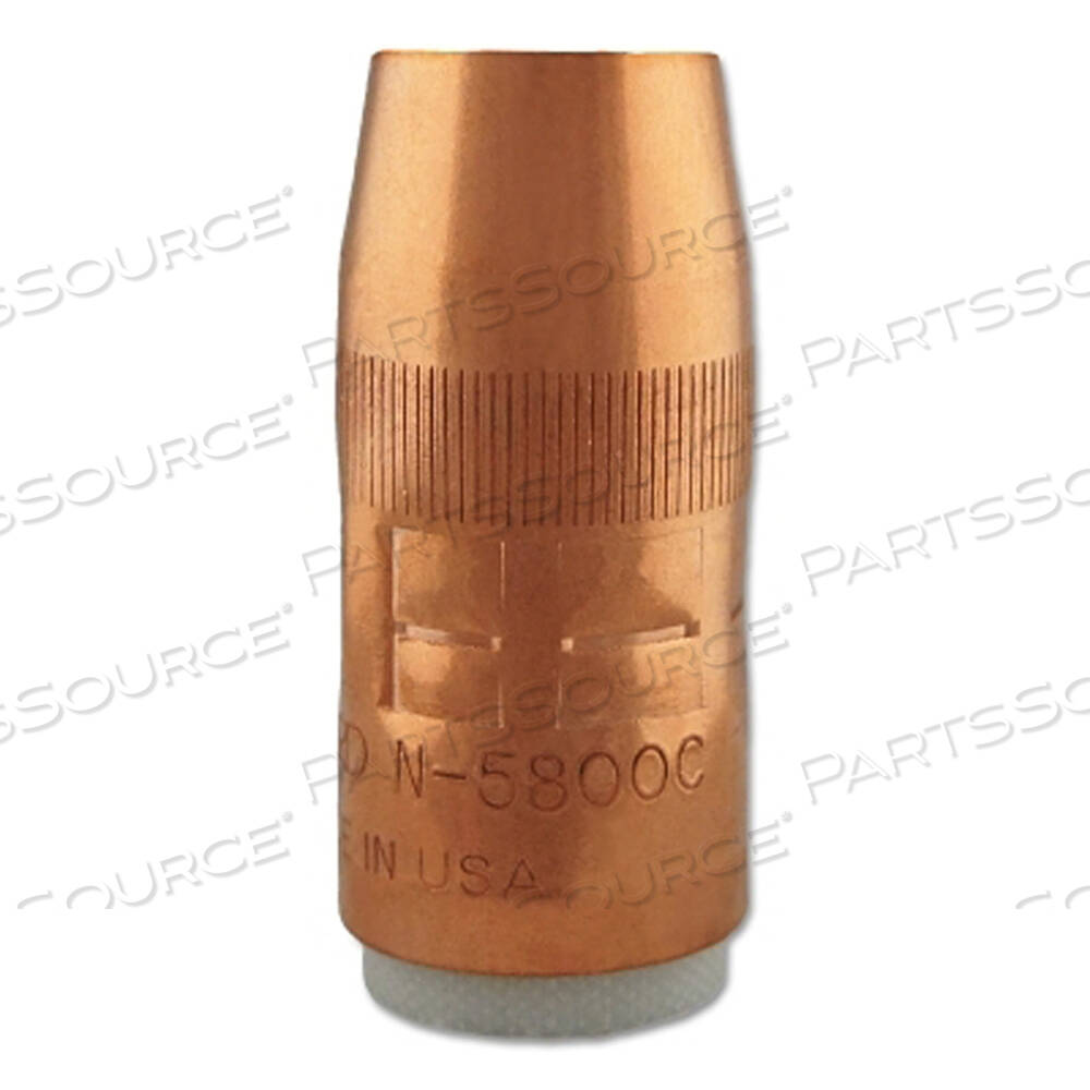 OEM#: N5800CCENTERFIRE MIG СОПЛОМ, ЗАПОДЛИЦО, ОТВЕРСТИЕ 5/8 ДЮЙМА, ДЛЯ СЕРИИ T T, МЕДЬ от Bernard Welding