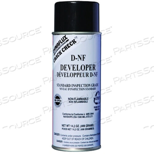 OEM#: DNF31516СИСТЕМА ВИДИМОГО КРАСИТЕЛЯ, ПРОЯВИТЕЛЬ, 16 УНЦИЙ, АЭРОЗОЛЬНЫЙ БАЛЛОН от Dynaflux