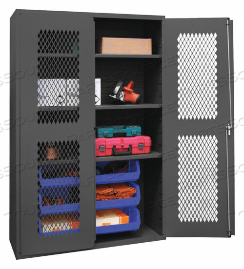 OEM#: EMDC-482472-6B-3S-5295BIN CAB LOUVERED/SHELVING 72 H 48 W 24 D от Durham Manufacturing Company