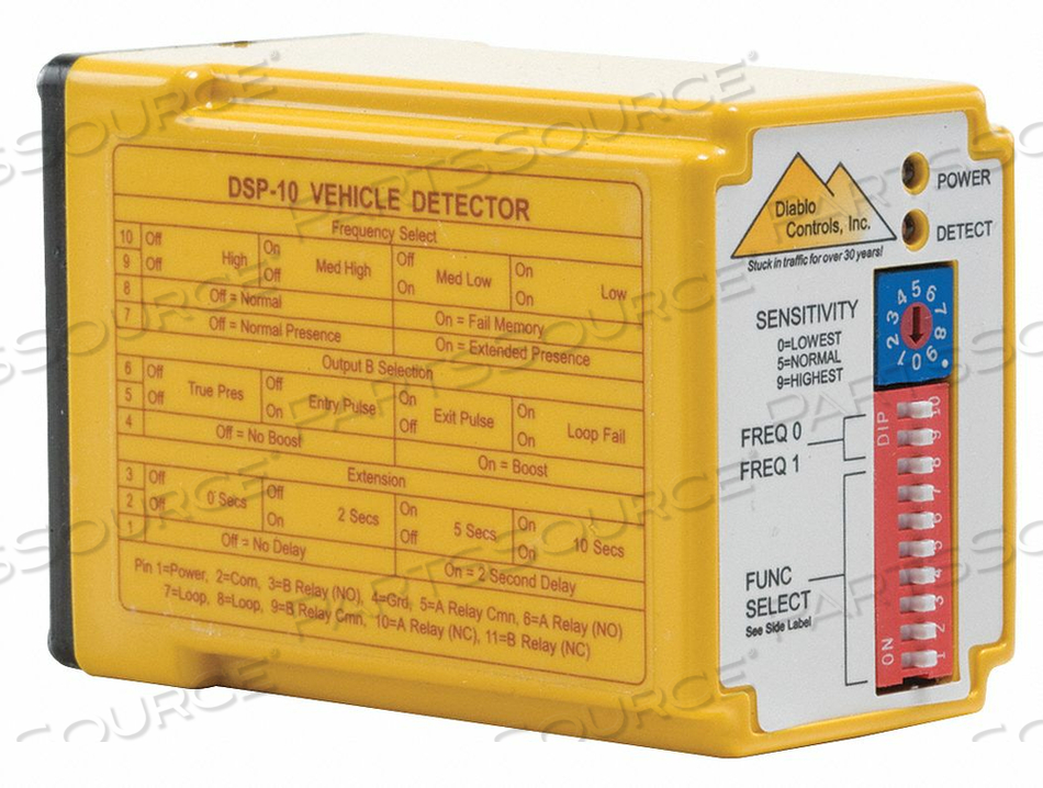 OEM#: DSP-10 117 ДЕТЕКТОР ТРАНСПОРТНЫХ СРЕДСТВ 20 ДО 2000 МГЦ от Diablo Controls, Inc.