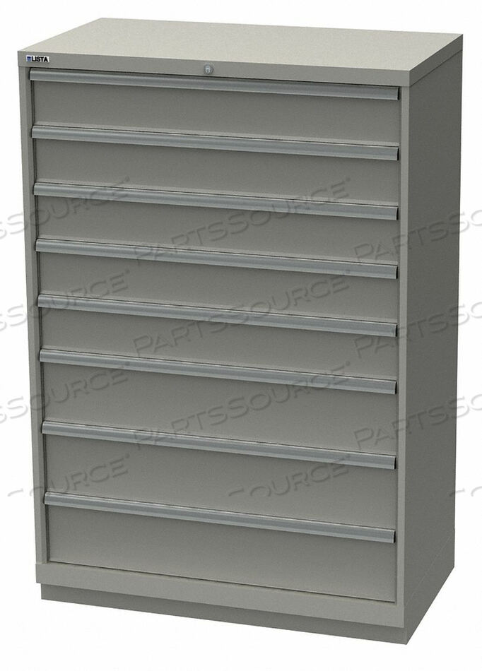 OEM#: HS13-0801A-FTKALGJ5884 MOD DRWR CAB 59-1/2 H 8 DRWR LIGHT GRAY от Lista