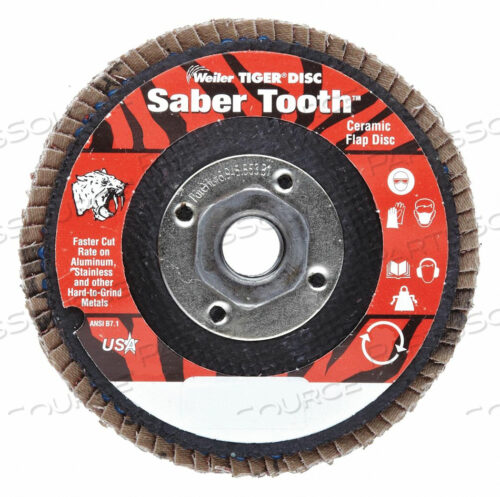 OEM#: 50106VFLAP DISC 60 GRIT 5/8-11 IN. MED от Weiler