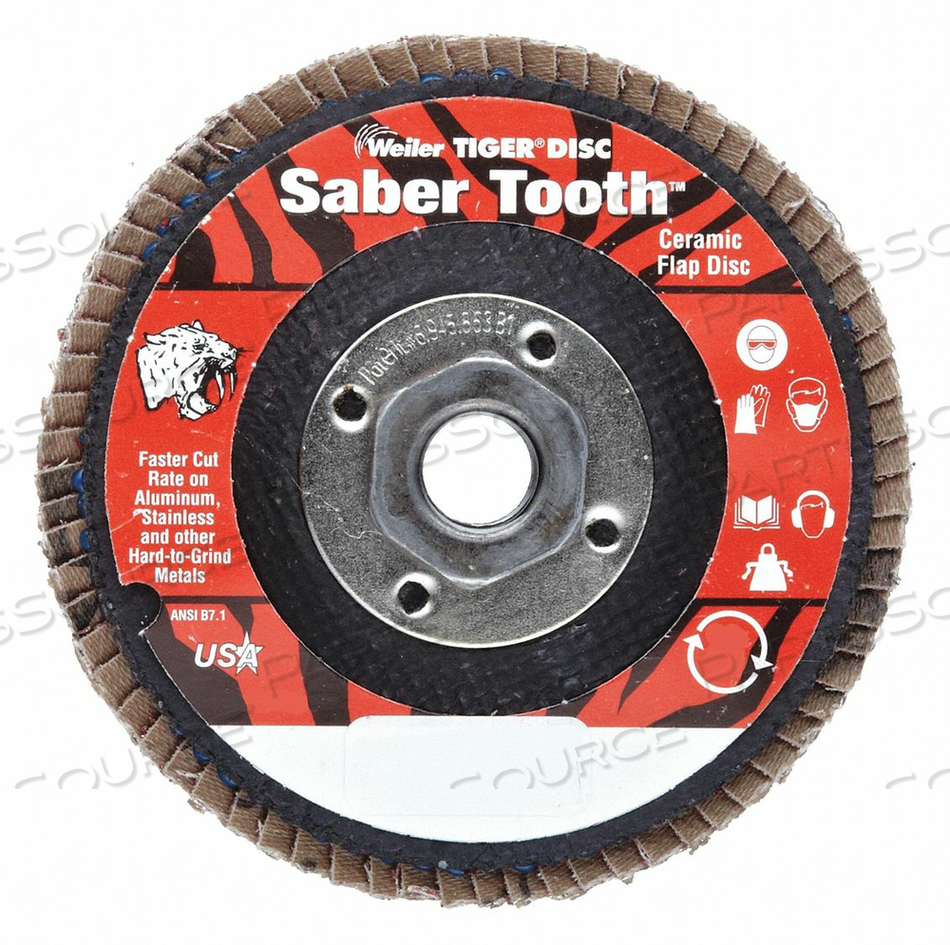 OEM#: 50106VFLAP DISC 60 GRIT 5/8-11 IN. MED от Weiler