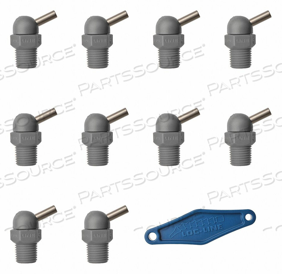OEM#: 79074-GNOZZLE CT STYLE 0.160IN.DIA PK10 от Loc-Line