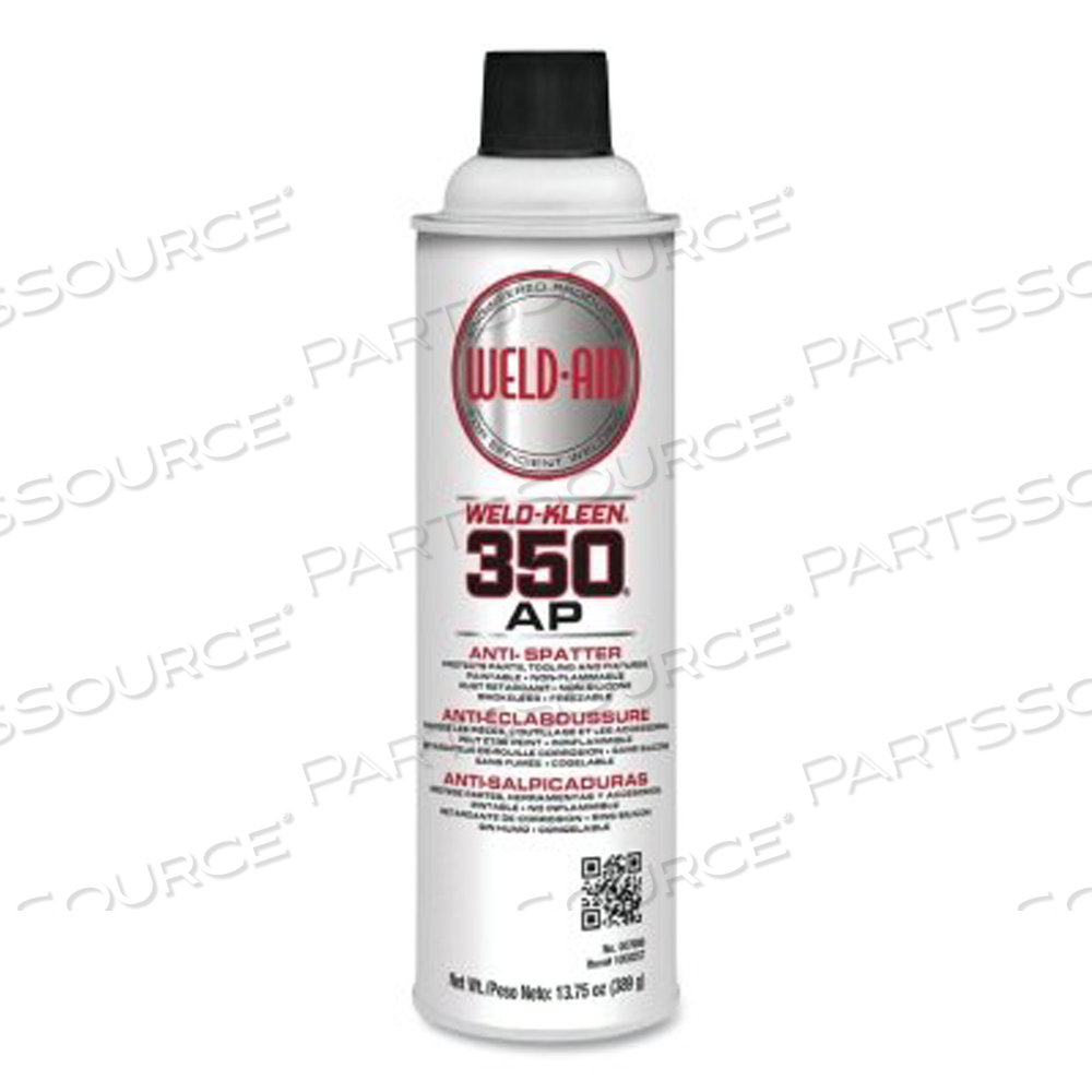 OEM#: 007088WELD-KLEEN 350 AP АНТИБРЫЗГ, АЭРОЗОЛЬНЫЙ БАЛЛОН 16 УНЦИЙ, 13,75 УНЦИЙ ВЕСА, КРАСНЫЙ от Weld-Aid