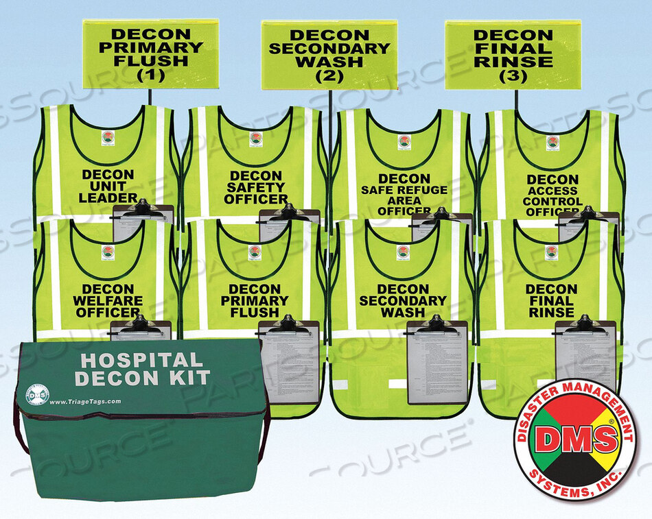 OEM#: DMS 05041КОМПЛЕКТ ДЛЯ ДЕЗИНФЕКЦИИ БОЛЬНИЦЫ 8 ЖИЛЕТОВ от Disaster Management Systems (DMS)