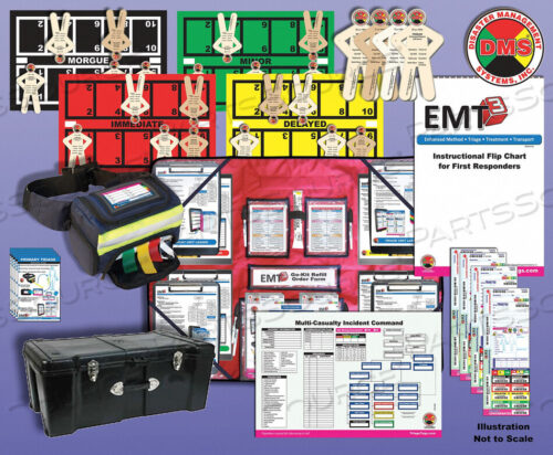 OEM#: DMS 05841TABLETOP MCI ИНЦИДЕНТ С МНОГОЧИСЛЕННЫМИ ПОСТРАДАВШИМИ от Disaster Management Systems (DMS)