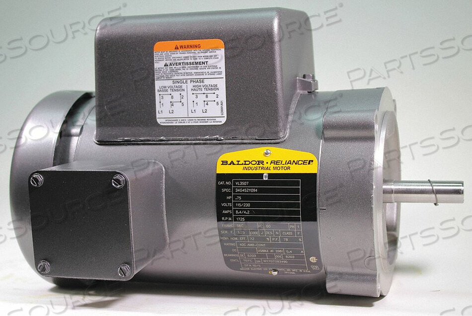 OEM#: VL3507MOTOR 3/4 л.с. 1725 об./мин. 115/230 В 56C TEFC от BALDOR