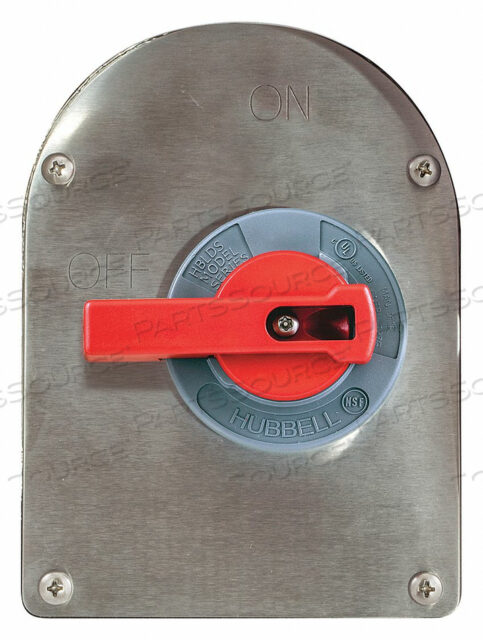 OEM#: HBLDS3SSRRCСМЕННАЯ КРЫШКА БЕЗ ПРЕДОХРАНИТЕЛЯ 30A SS от Hubbell Incorporated, Wiring Device-Kellums