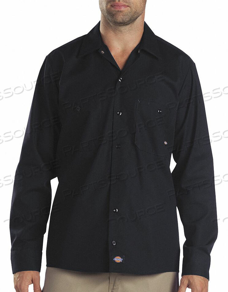 OEM#: L535BK RG 2XLH4984 ДЛИННАЯ РУБАШКА SLV INDSTRL ИЗ ПОПЛИНА ЧЕРНОГО ЦВЕТА 2X от VF Imagewear, Inc.