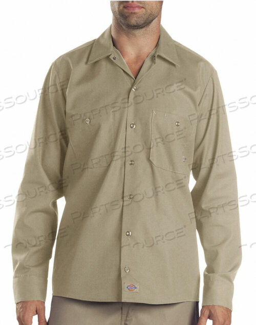 OEM#: L535DS RG 2XLH4984 ДЛИННАЯ РУБАШКА SLV INDSTRL ИЗ ПОПЛИНА ЦВЕТА ХАКИ 2X от VF Imagewear, Inc.