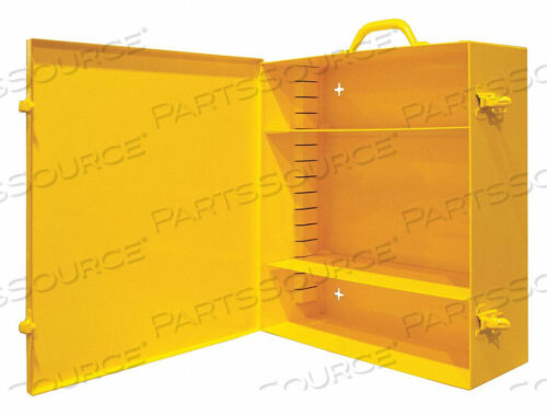 OEM#: 534AV-50НАСТЕННЫЙ ПОРТАТИВНЫЙ ШКАФ КОНТРОЛЯ ПРОЛИВОВ, 15 ШТ X 5-9/16 ГД X 16-5/32 В, ЖЕЛТЫЙ от Durham Manufacturing Company