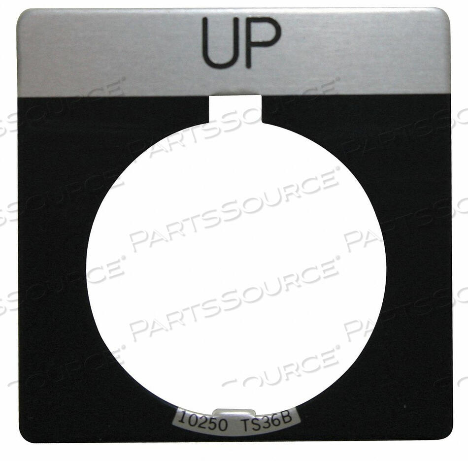 OEM#: 10250TS35LEGEND PLATE SQUARE UP BLACK от Eaton