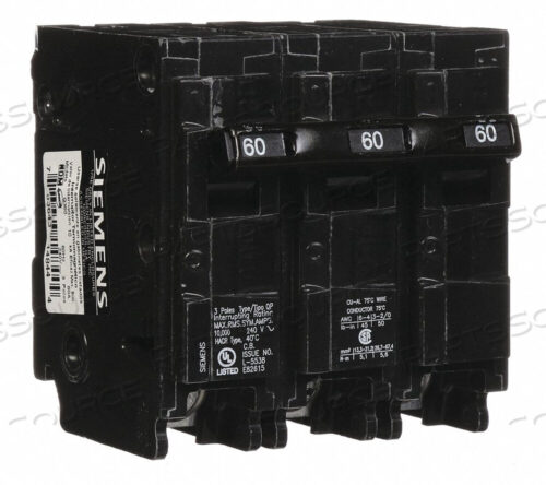 OEM#: Q360АВТОМАТИЧЕСКИЙ ВЫКЛЮЧАТЕЛЬ 60A PLUG IN 240V 3P от Siemens