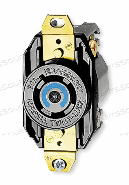 OEM#: HBL2440БЛОКИРОВОЧНАЯ РОЗЕТКА ПРОМЫШЛЕННАЯ 20 ЧЕРНАЯ от Hubbell Incorporated, Wiring Device-Kellums