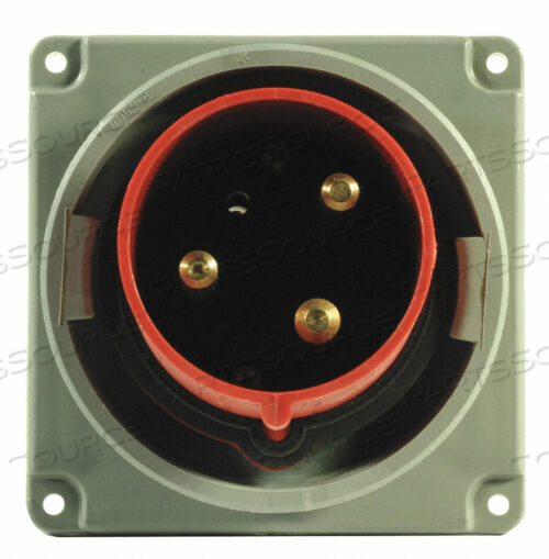 OEM#: HBL320B7WIEC ВХОДНОЙ ШТИФТ И ВТУЛКА 20A 480V КРАСНЫЙ от Hubbell Incorporated, Wiring Device-Kellums