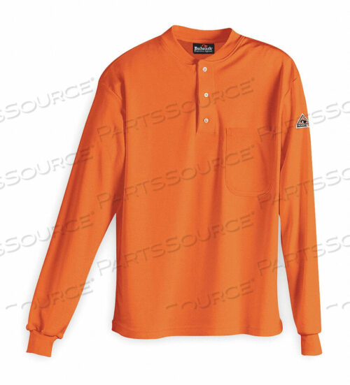 OEM#: SEL2OR RG XLD1302 FR LNG SLV РУБАШКА HENLEY ОРАНЖЕВАЯ XL BUTTON от VF Imagewear, Inc.