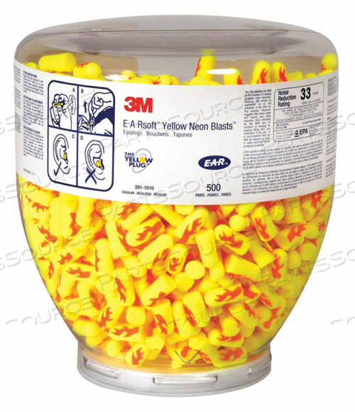 OEM#: 45JW41 45JW40СИСТЕМА РАСПРЕДЕЛЕНИЯ БЕРУШЕЙ ЖЕЛТАЯ 33DB от 3M Consumer