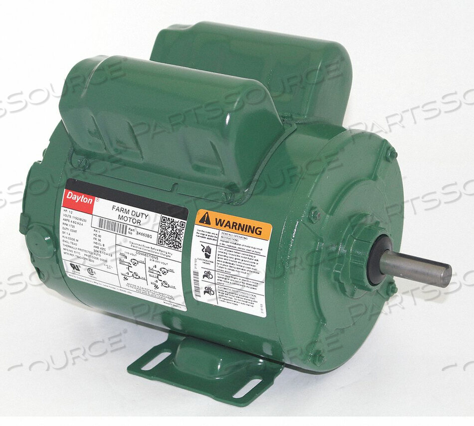 OEM#: 3K663FARM DUTY MOTOR 1/2 HP 1725 RPM от DAYTON ELECTRIC MANUFACTURING CO