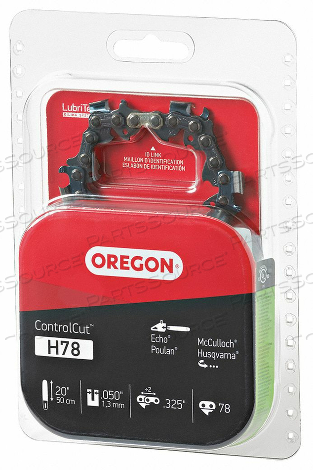 OEM#: H78SAW ЦЕПЬ 20 ДЮЙМОВ. .050 ДЮЙМА. 0.325 ДЮЙМА. ШАГ от Oregon