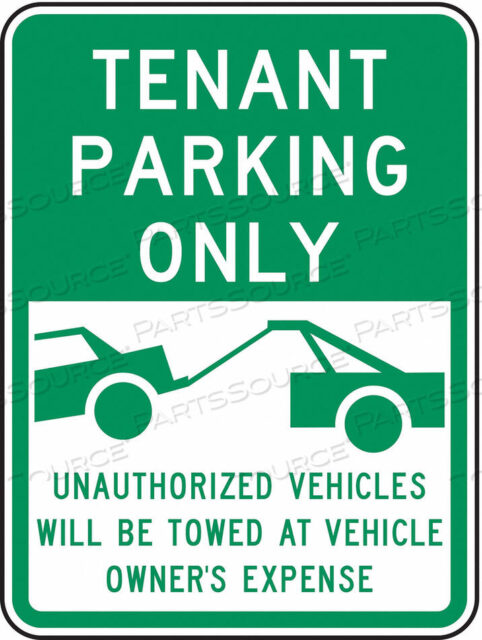 OEM#: RP-125-18ЗНАК ПАРКОВКИ 24 H 18 W АЛЮМИНИЙ от Lyle Signs Inc.