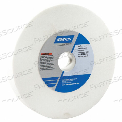 OEM#: 07660788247ШЛИФОВАЛЬНЫЙ КРУГ T1 6X3/4X1 AO 100G БЕЛЫЙ от Norton | Saint-Gobain Abrasives
