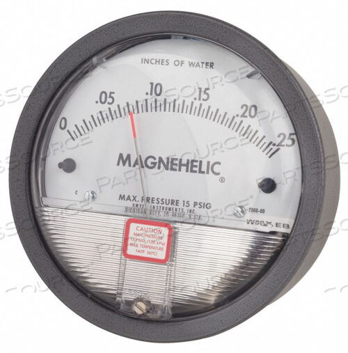 OEM#: 2000-00МАНОМЕТР 0 ДО 0,25 ДЮЙМОВ H2O от Dwyer Instruments