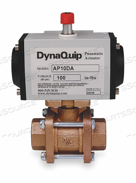 OEM#: PVA68AMDA063ШАРОВОЙ КЛАПАН ПНЕВМАТИЧЕСКИЙ ДВОЙНОГО ДЕЙСТВИЯ 2 ДЮЙМА от Dynaquip Controls