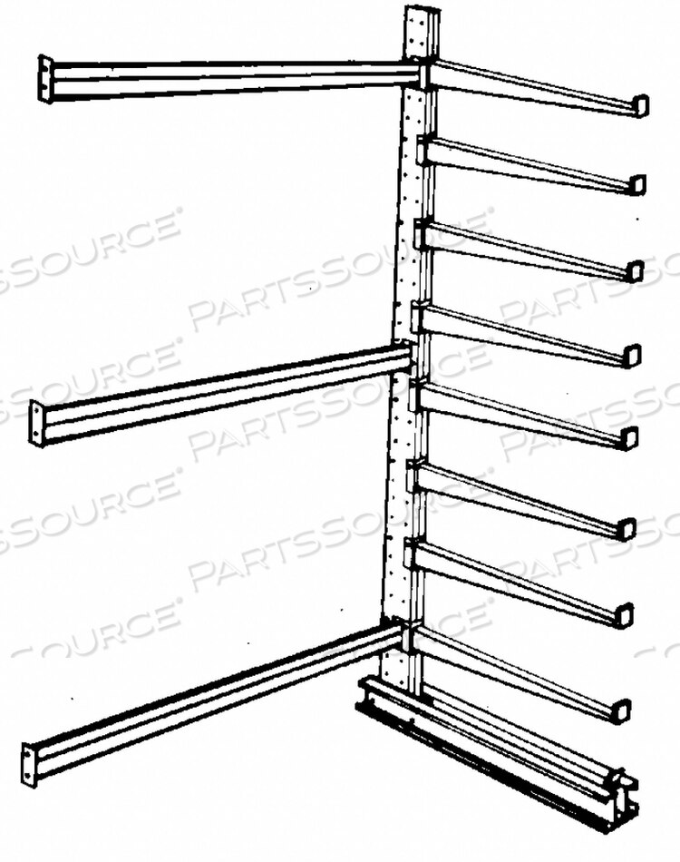 OEM#: DC-8AJCANTILEVER RACK ADD-ON 8 FT H от Jarke