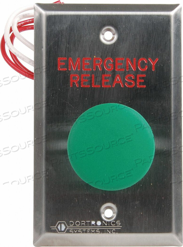 OEM#: 5211-MP23DA/GXE3КНОПКА АВАРИЙНОГО ВЫКЛЮЧЕНИЯ 125 В переменного тока 2-3/4 Вт от Dortronics Systems, Inc.
