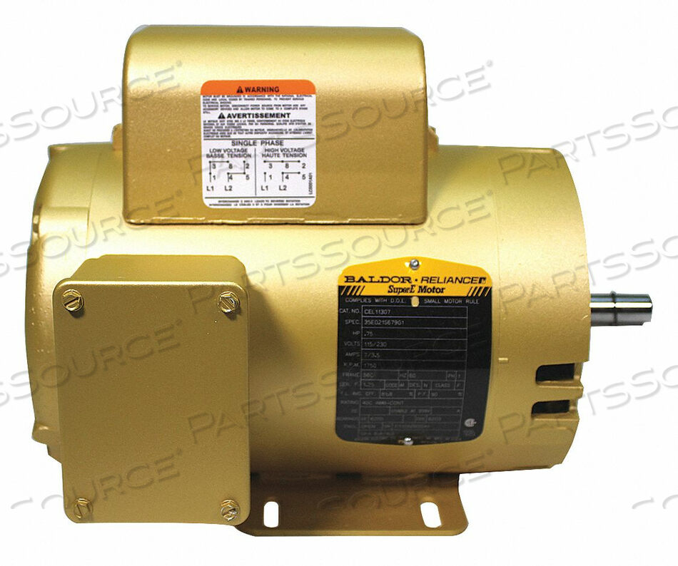 OEM#: CEL11307ДВИГАТЕЛЬ ОБЩЕГО НАЗНАЧЕНИЯ 3/4 л.с. 115/230 В от BALDOR