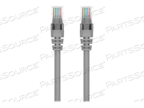 OEM#: A3L791-05-S5FT CAT5E SNAGLESS PATCH CABLE, UTP, СЕРАЯ ПВХ-ОБОЛОЧКА, 24AWG, T568B, 50 MICRON, G by Belkin