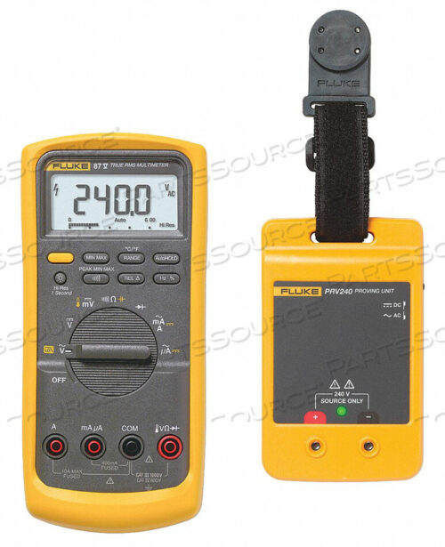 OEM#: FLUKE-87V/PRVDIGITAL MULTIMETER KIT 1000V 50 MOHMS от Fluke Networks