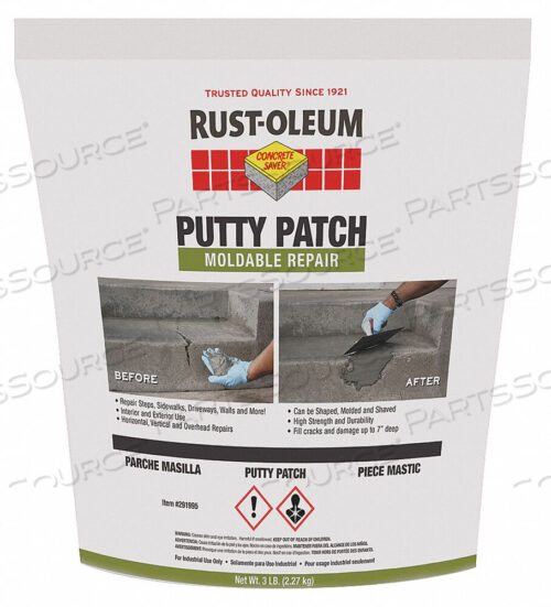 OEM#: 291995PUTTY MOLDABLE CEMENT СЕРЫЙ ПАКЕТ 3 ФУНТА от Rust-Oleum