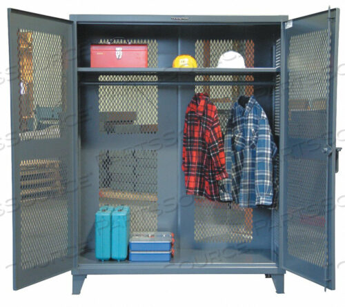 OEM#: 46-VBS-241WRШКАФ ДЛЯ ШКАФА С ВЕНТИЛИРУЕМЫМИ ДВЕРЯМИ - С ПОЛНОЙ ШТАНГОЙ 48 X 24 X 78 от Strong Hold