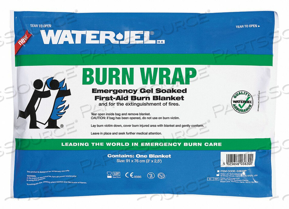 OEM#: G3630P-4.69.000BURN WRAP STERILE BLUE WOOL 36 L от Water-Jel Technologies
