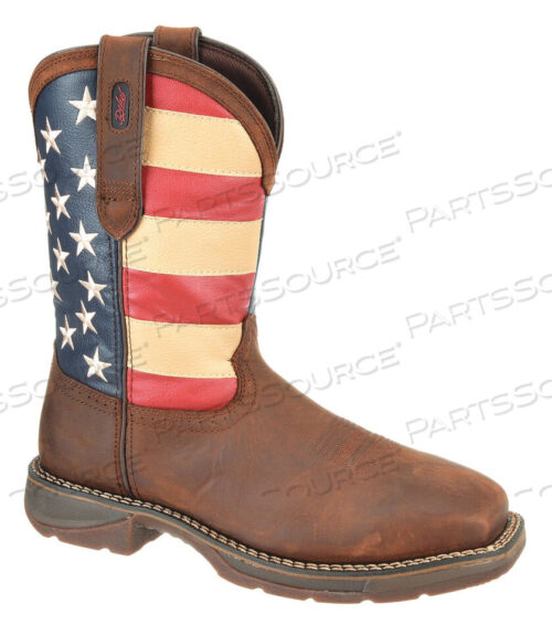 OEM#: DB020WESTERN BOOT 11 MEDIUM BROWN STEEL PR от Durango