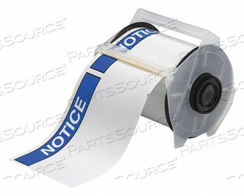 OEM#: 121562ЭТИКЕТКА ВИНИЛОВАЯ БЕЛАЯ/СИНЯЯ от Brady Americas