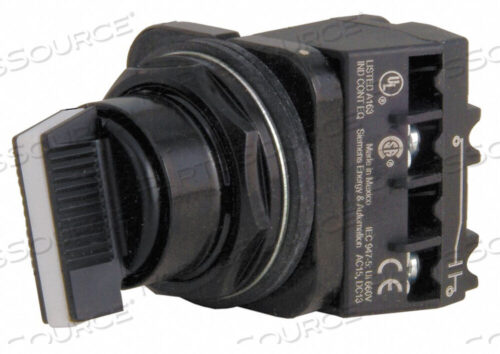 OEM#: 52SX2AABA1 ПЕРЕКЛЮЧАТЕЛЬ БЕЗ ПОДСВЕТКИ 30 ММ 2-ПОЗИЦИОННЫЙ РЫЧАГ от Siemens