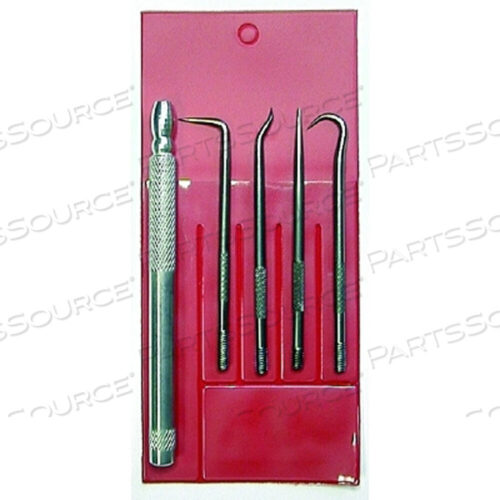 OEM#: K4WPC4-Х СПОСОБНЫЙ НАБОР ОТМЫЧЕК, 5 ШТ., АЛЮМИНИЕВАЯ РУЧКА от King Tool