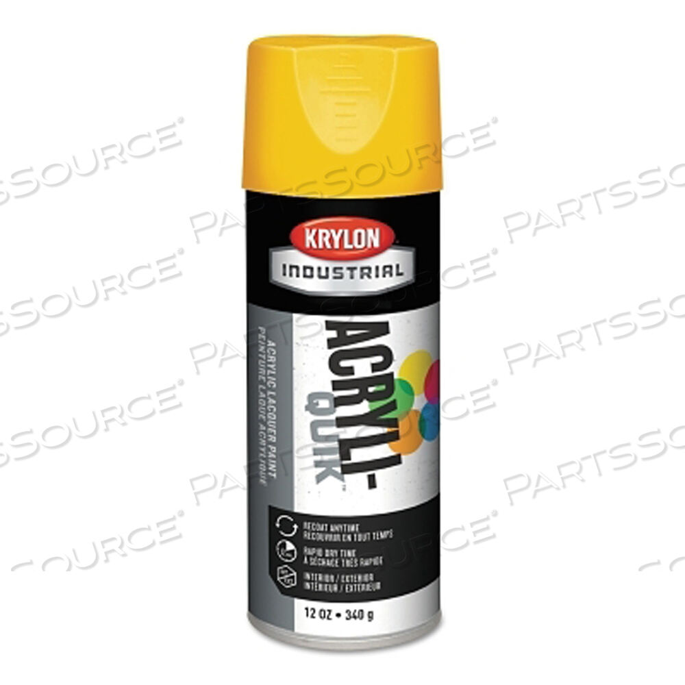OEM#: K01813A07ACRYLI-QUIK ACRYLIC LACQUER PAINT, 12 OZ, DAISY YELLOW, HIGH GLOSS by Krylon