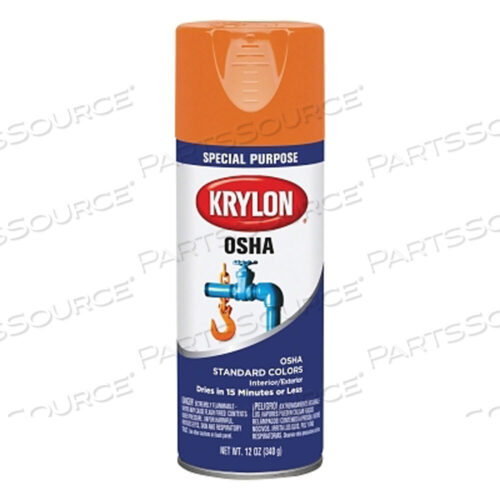 OEM#: K02410777OSHA SAFETY COLOR АЭРОЗОЛЬНАЯ КРАСКА, НАПОЛНЕНИЕ 12 УНЦИЙ, АЭРОЗОЛЬНЫЙ БАЛЛОН, БЕЗОПАСНЫЙ ОРАНЖЕВЫЙ, ГЛЯНЕЦ от Krylon
