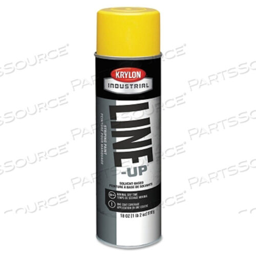 OEM#: K08301007LINE-UP КРАСКА ДЛЯ РАЗМЕТКИ ПОРОД, 18 УНЦИЙ, АЭРОЗОЛЬНЫЙ БАЛЛОН, ЖЕЛТЫЙ, HIGHWAY от Krylon
