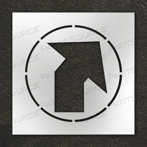 OEM#: STL-108-12407ТРАФАРЕТ ДЛЯ ТРОТУАРНОЙ СТРЕЛКИ НАКЛОННАЯ от RAE Products & Chemicals Corp.