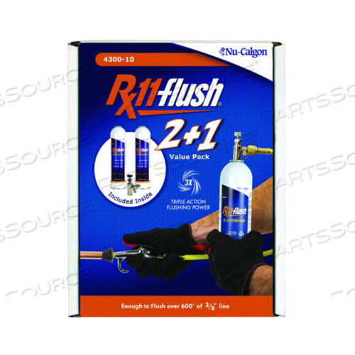 OEM#: 4300-10RX11-FLUSH, 2 + 1 DISP PAK от Nu-Calgon