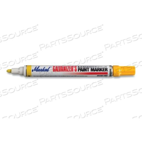 OEM#: 028786GALVANIZERS REMOVABLE PAINT MARKER, YELLOW, MEDIUM TIP, BULLET от Markal