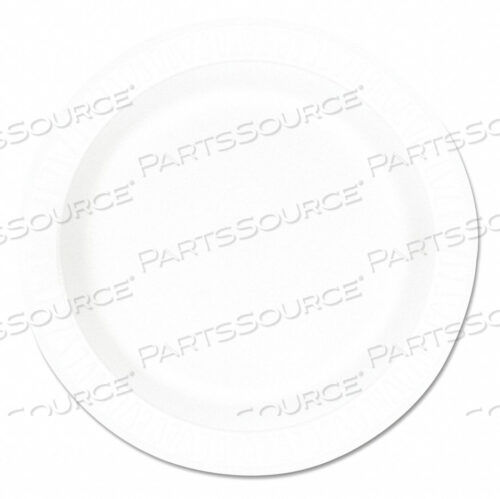 OEM#: DCC 10PWCRPLATE FOAM CONCORDE 10-1/4 WHITE PK500 by Dart Container Corporation