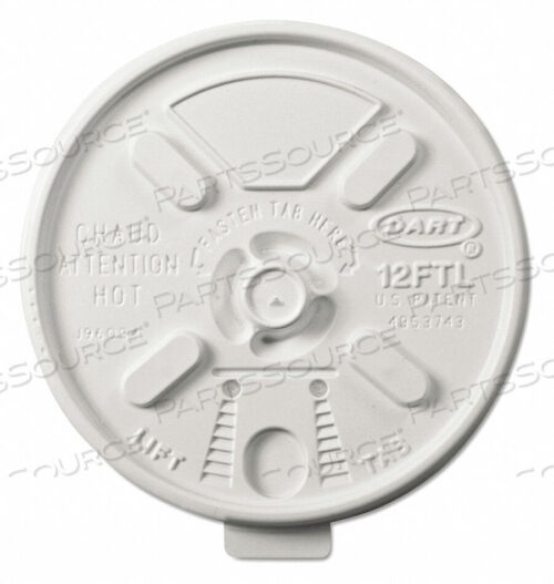 OEM#: DCC 12FTLLID CUP LIFT/LOCK 12 УНЦИЙ. БЕЛЫЙ PK1000 от Dart Container Corporation